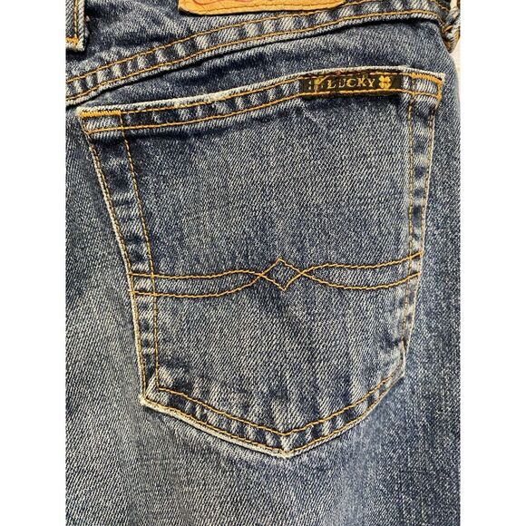 Vintage Lucky Brand Dungarees Gene Montesano Made In USA Jeans 30 / 10 Selvedge - Picture 7 of 14